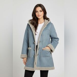 Shearling Suede Teddy Jacket